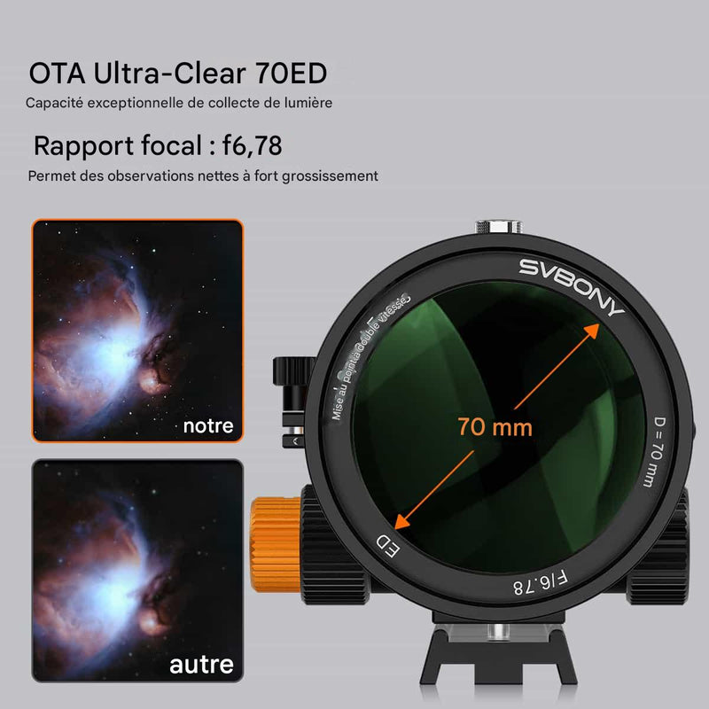 SVBONY SV503 70mm f/6.78 Quadruplet  ED  (F9359E) Svbony
