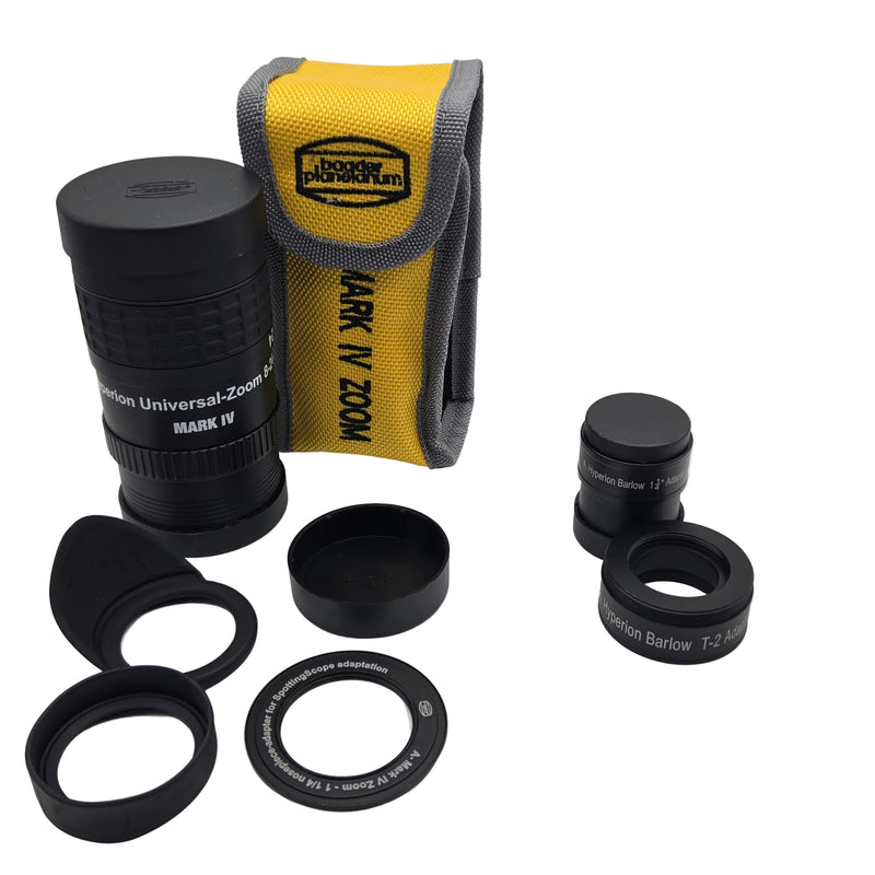 Baader Hyperion Universal Zoom Mark IV 8-24mm 68° with Barlow 2.25x - USED (HYP-ZMBAR-U)