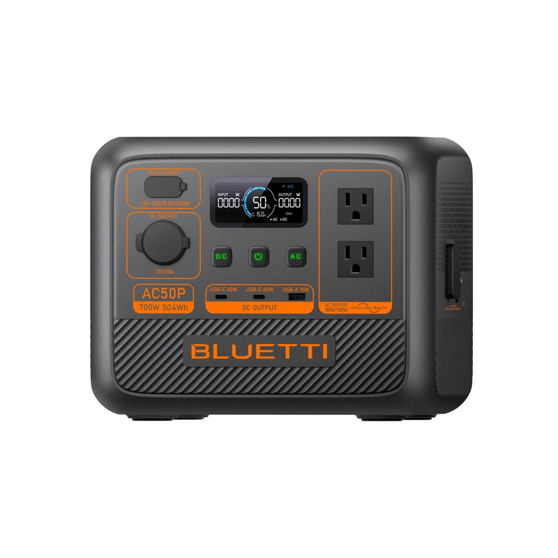 BLUETTI AC50P Portable Power Station | 700W 504Wh (AC50P)