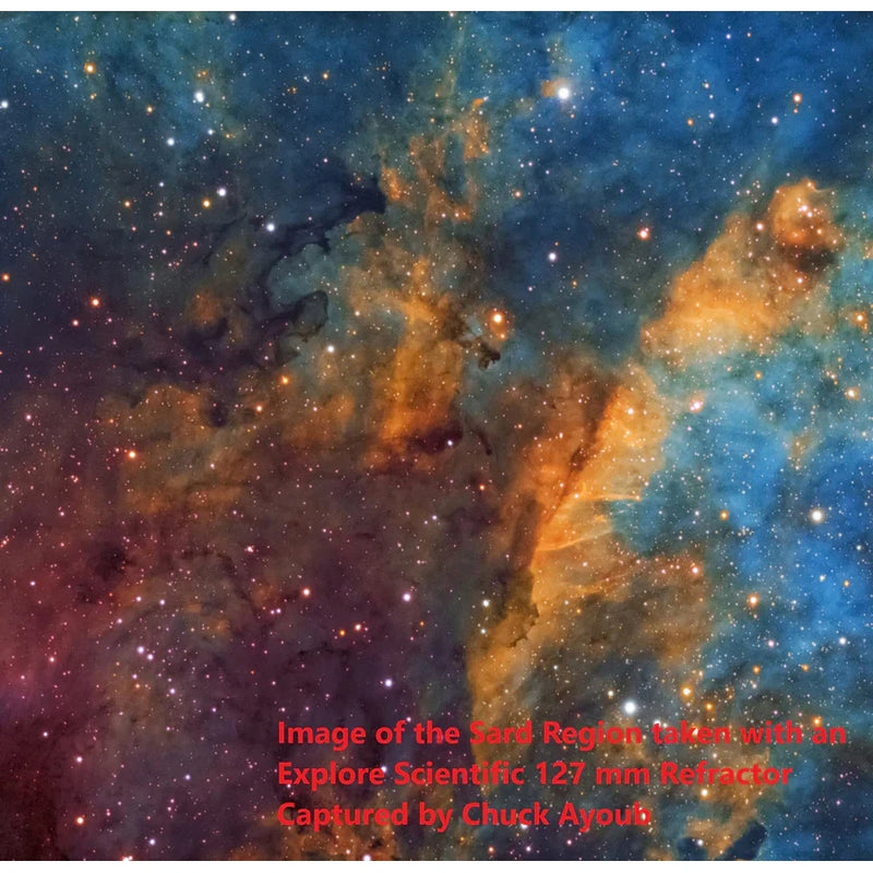 Explore Scientific FCD100 Series 127mm f/7.5 Aluminum Air-Spaced Triplet ED APO Refractor Telescope (FCD100-127075-02)