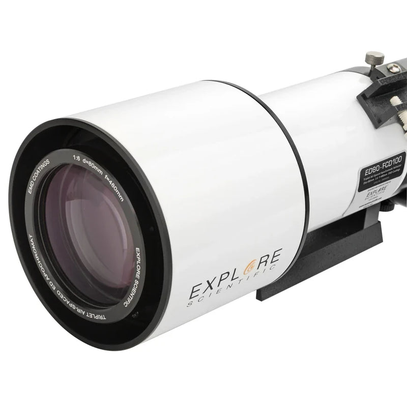 Explore Scientific ED80-FCD100 Series Air-Spaced Triplet Refractor Telescope (FCD100-0806-02)