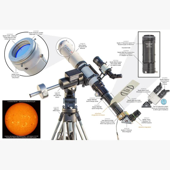 Baader Research Grade TZ-3 Telecentric System (3x focal length) (TZ-3)