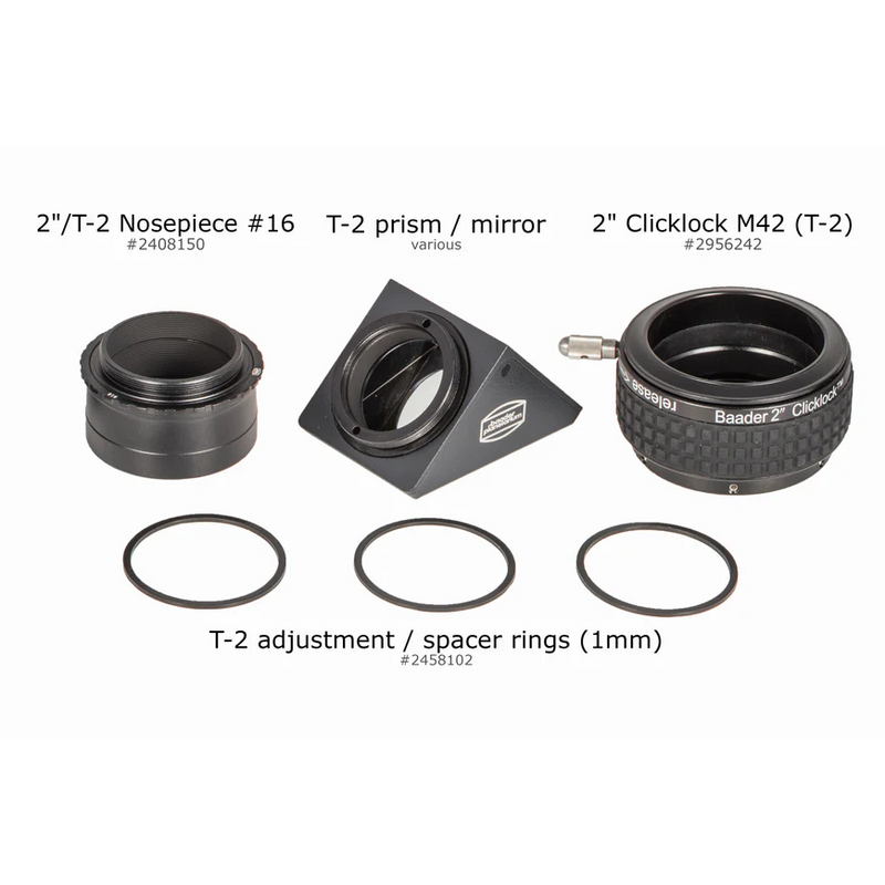 Baader T-2 Stardiagonal (Zeiss) Prism with BBHS ® Coating (2456095) Baader Planetarium