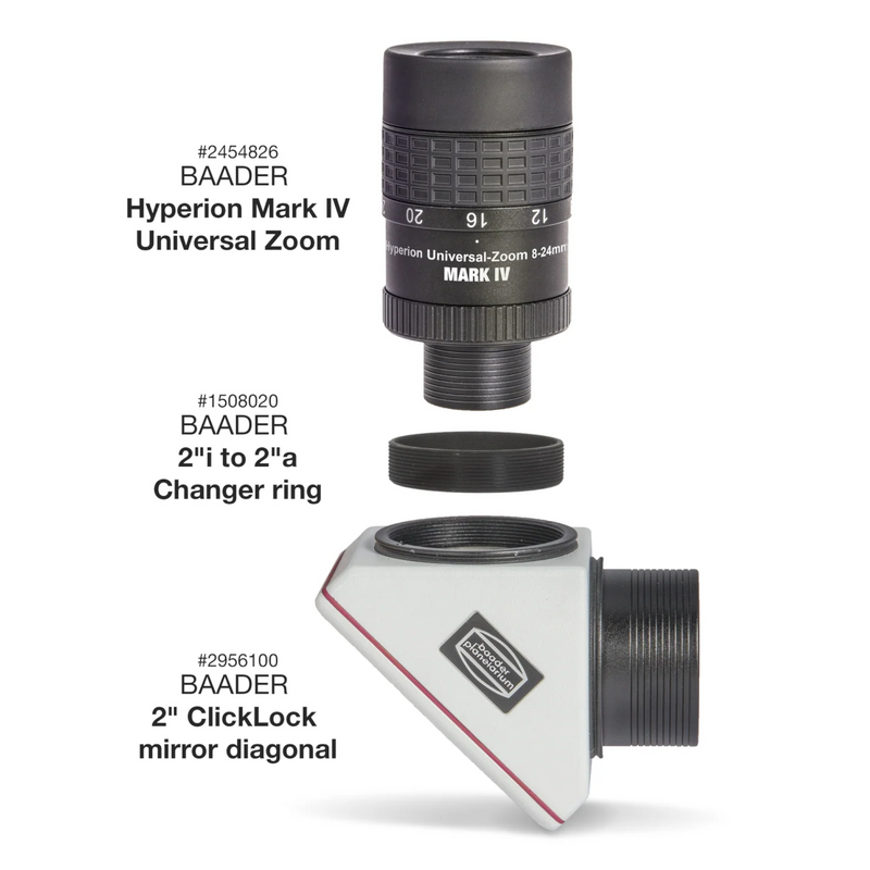 Baader 2"M/2"M Inverter Ring with M48 internal filter thread (INVERT-2) Baader Planetarium