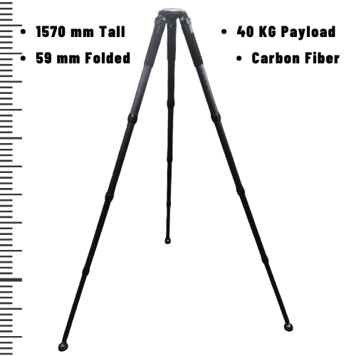 Astronomy Plus AstroPod TA300 Carbon Fiber Tripod – 40kg Heavy Payload / 1.57m Height Astronomy Plus