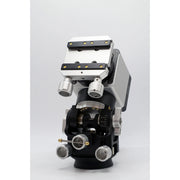 Precision equatorial telescope mount with adjustment knobs for astrophotography