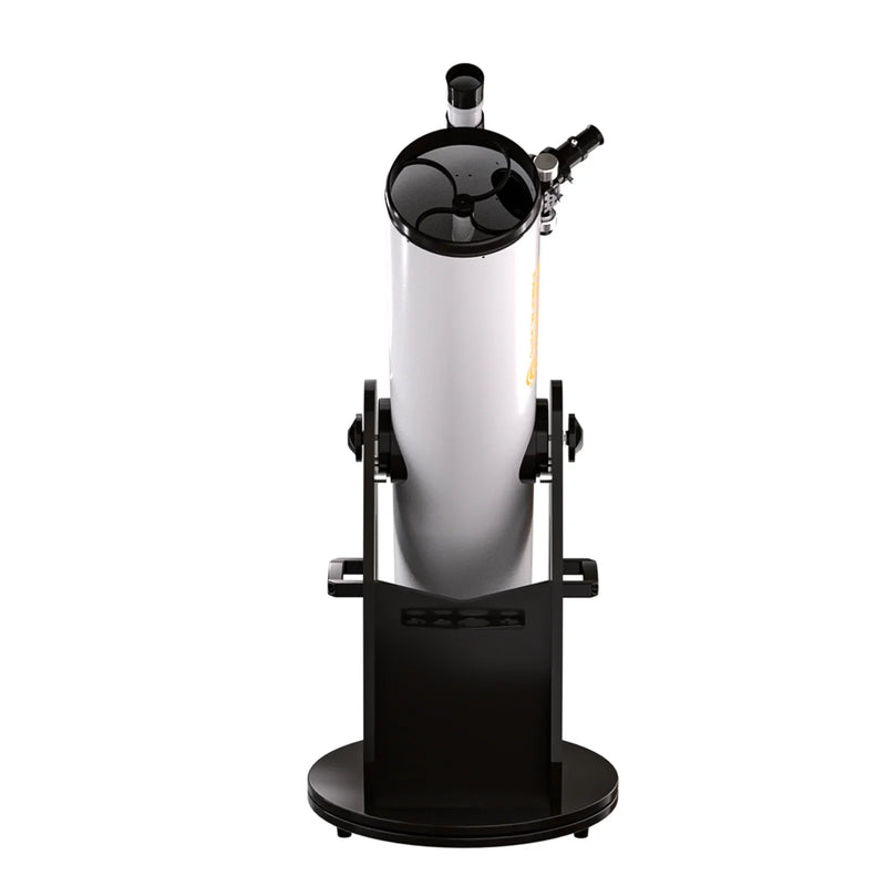 Dobsonian reflector telescope on a round base, ideal for astronomy observation