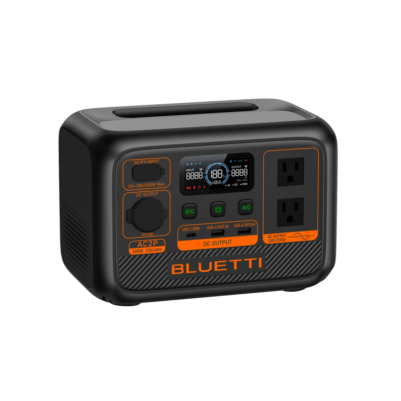 BLUETTI AC2P Portable Power Station | 300W 230.4Wh (AC2P)