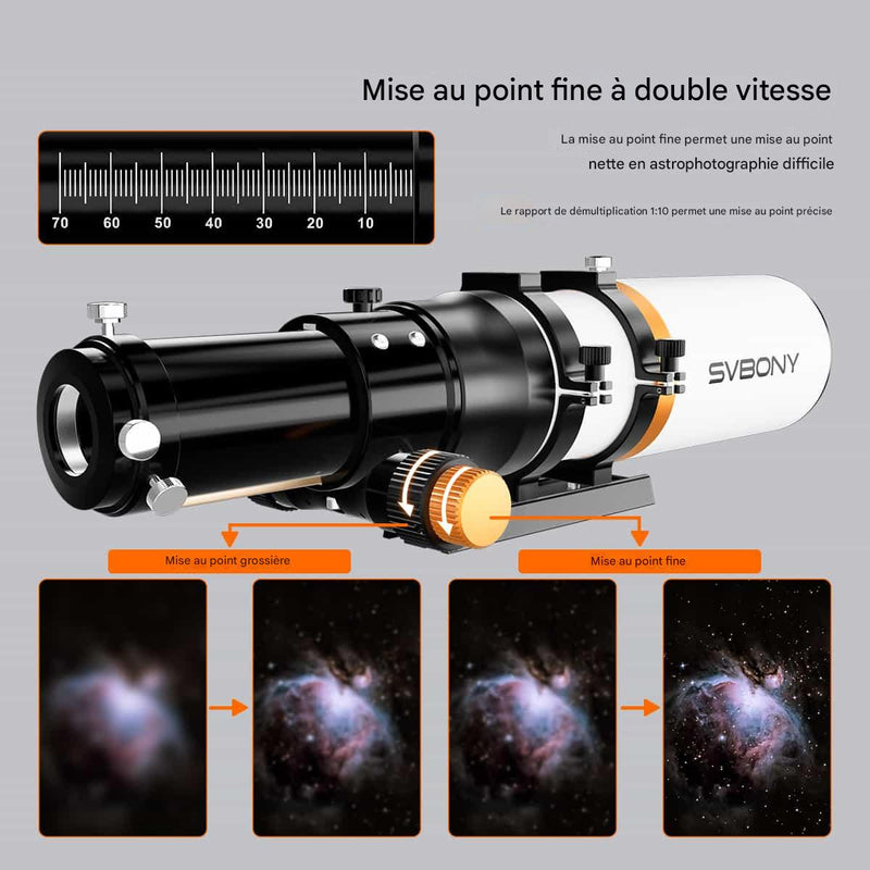 SVBONY SV503 70mm f/6.78 Quadruplet  ED  (F9359E) Svbony