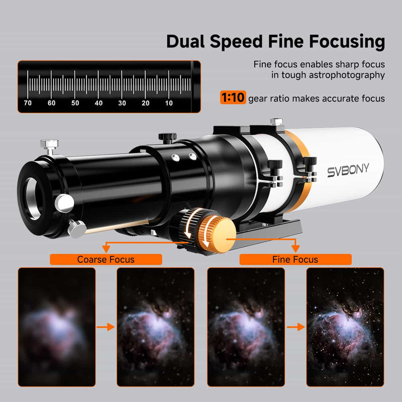 SVBONY SV503 70mm f/6.78 Quadruplet  ED  (F9359E) Svbony