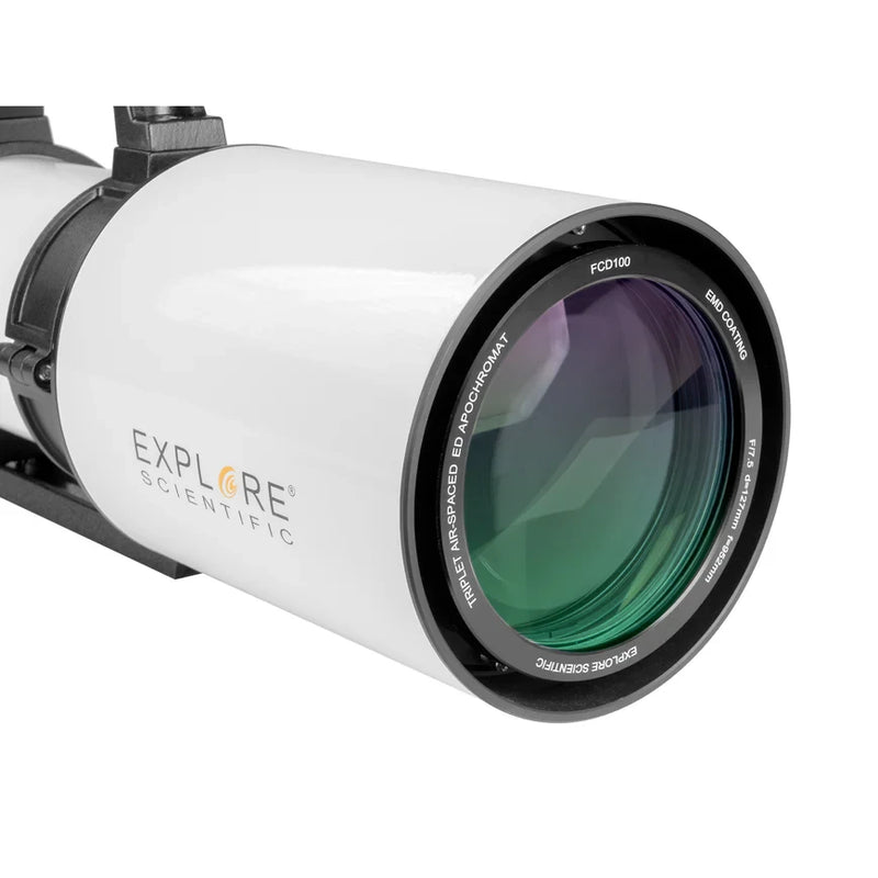 Explore Scientific FCD100 Series 127mm f/7.5 Aluminum Air-Spaced Triplet ED APO Refractor Telescope (FCD100-127075-02)