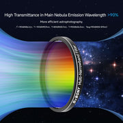 SVBONY SV240 Multi-Narrowband Filter Galaxy & Nebula Near-infrared Light Pollution Svbony