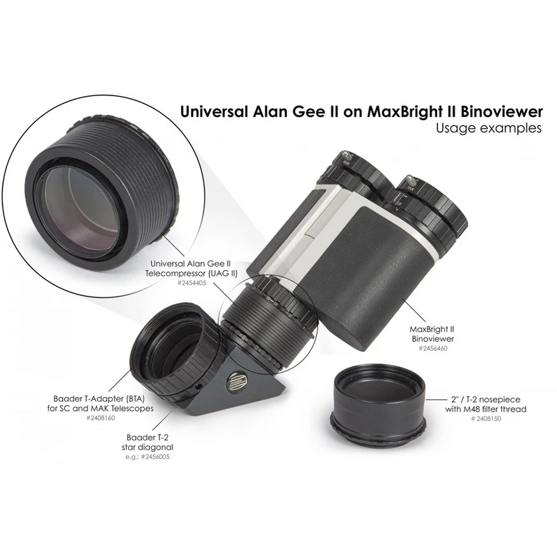 Baader Universal Alan Gee II - Telecompressor (UAG II) (2454405) Baader Planetarium