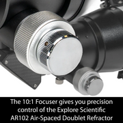 Explore Scientific AR102 Air-Spaced Doublet Refractor (DAR102065-02) Explore Scientific