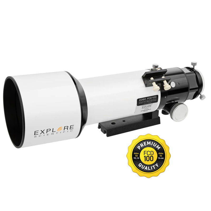 Explore Scientific ED80-FCD100 Series Air-Spaced Triplet Refractor Telescope (FCD100-0806-02)