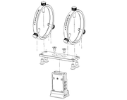 PrimaLuceLab Guide rings support plate for ECCO (ECCOSUP-PL) PrimaluceLab