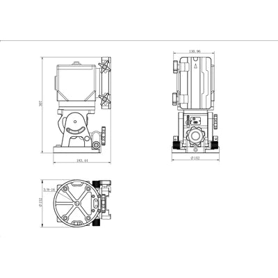 iOptron HAE69C AZ/EQ dual SWG (HE692C)