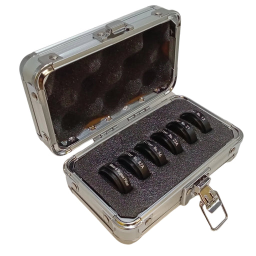 Astronomy Plus 1.25" Lunar and Planetary Color Filter Set with Aluminum Case (TA190) Astronomy Plus