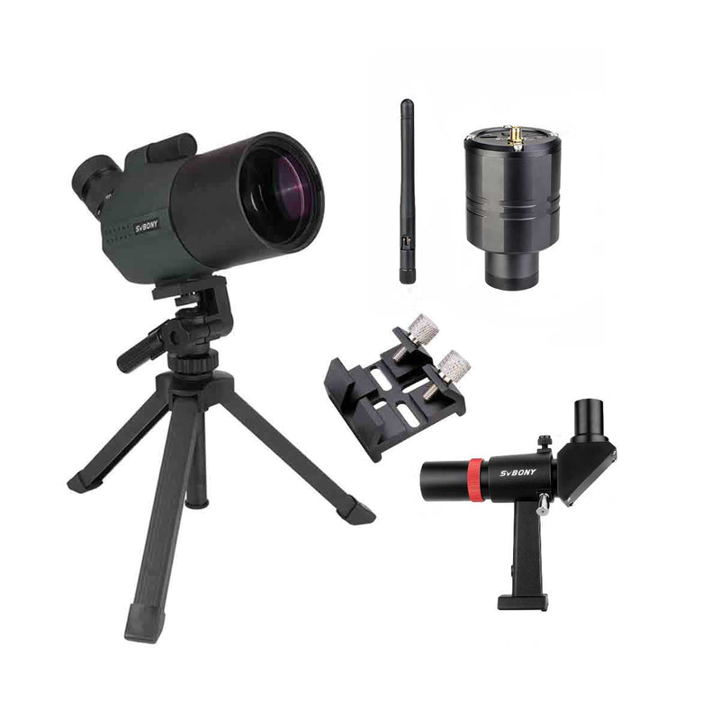 SVBONY Pro 84x80 Mak Spotting Scope with Tabletop Tripod Svbony