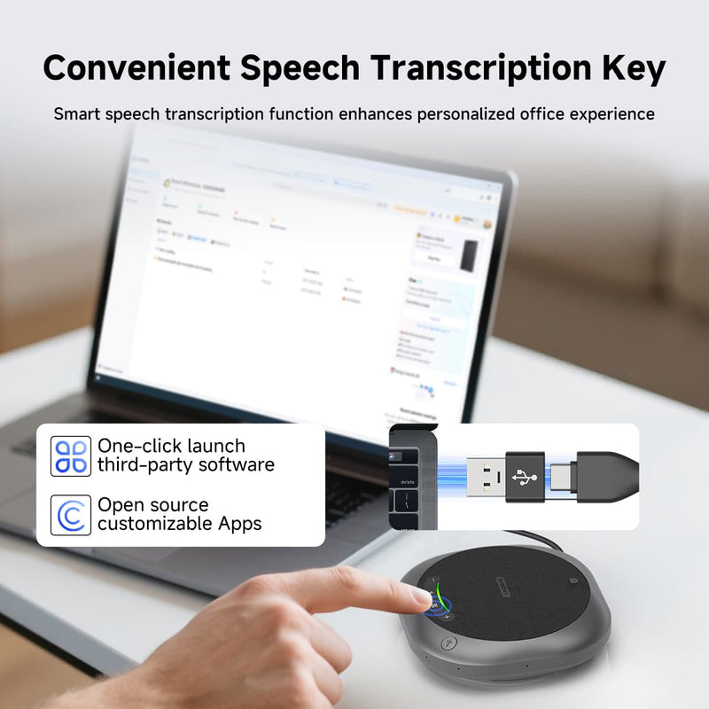SVBONY SVHub Omni2P AI Omnidirectional Conference Microphone (F9686B) Svbony