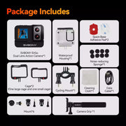SVBONY SVGO Dual Lens Action Camera (W9319A-W9319B) Svbony