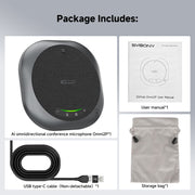 SVBONY SVHub Omni2P AI Omnidirectional Conference Microphone (F9686B) Svbony