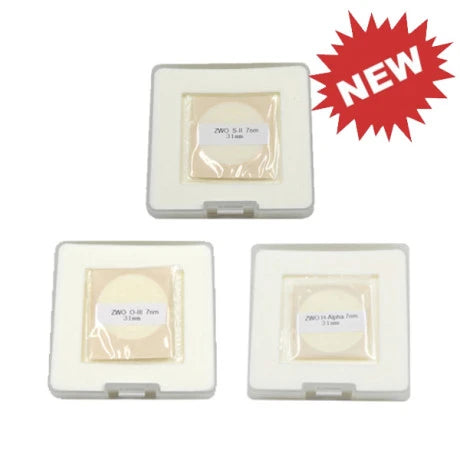 ZWO 7nm Narrowband SHO Filters (Ha, OIII & SII) ZWO