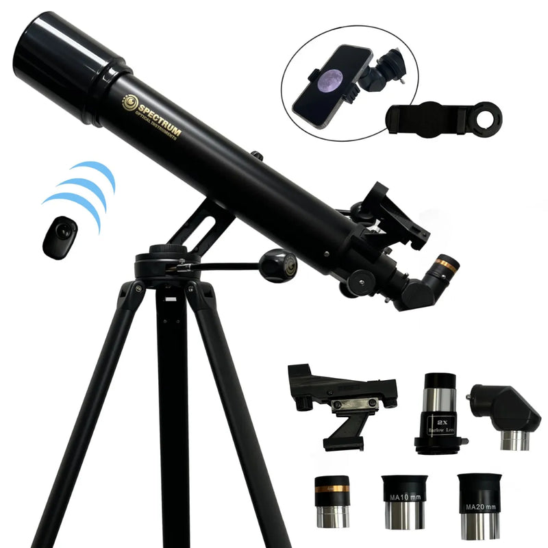 Spectrum Optics TourStar Pro 90 Refractor AZ Telescope (A6190601)