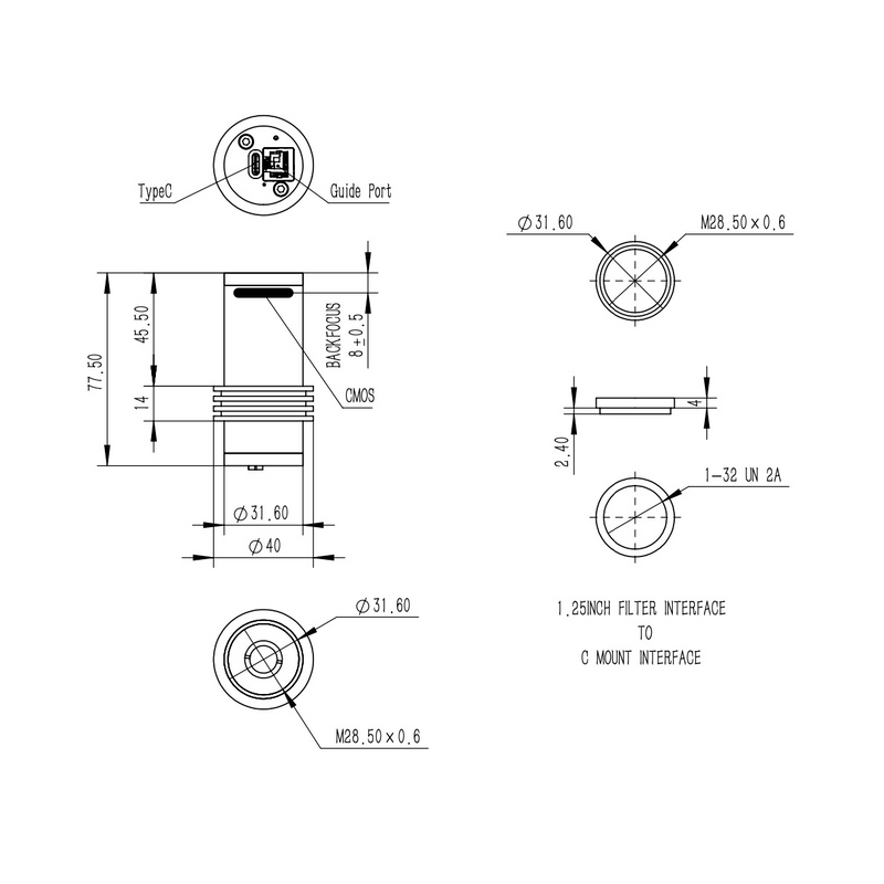 QHY QHY5III568 C/M Planetary Camera QHYCCD