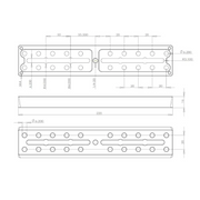 Astro Hutech Vixen Dovetail Plate 220mm (AU002) Astro Hutech