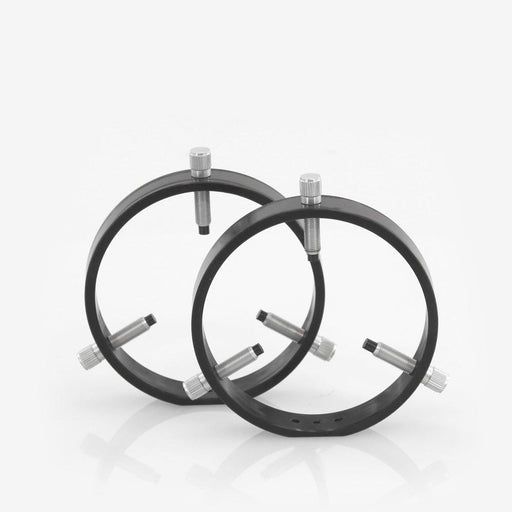 ADM 125 mm Adjustable Rings with Delrin Tipped Thumb Screws (R125) - Astronomy Plus