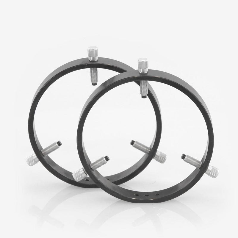 ADM 150 mm Adjustable Rings with Delrin Tipped Thumb Screws (R150) - Astronomy Plus