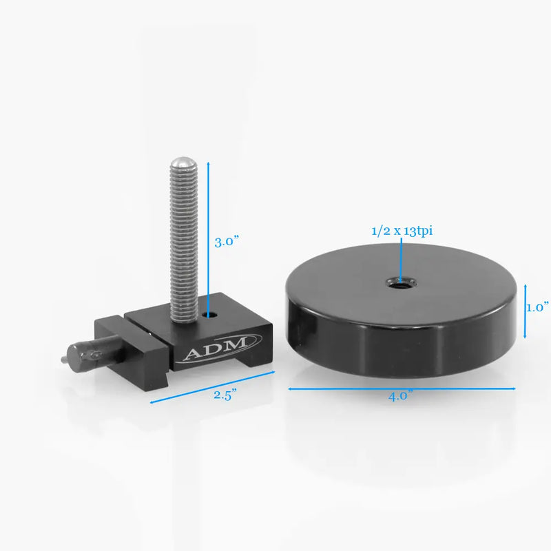 ADM V Series Counterweight with 3″ Threaded Rod (VCW-S) - Astronomy Plus