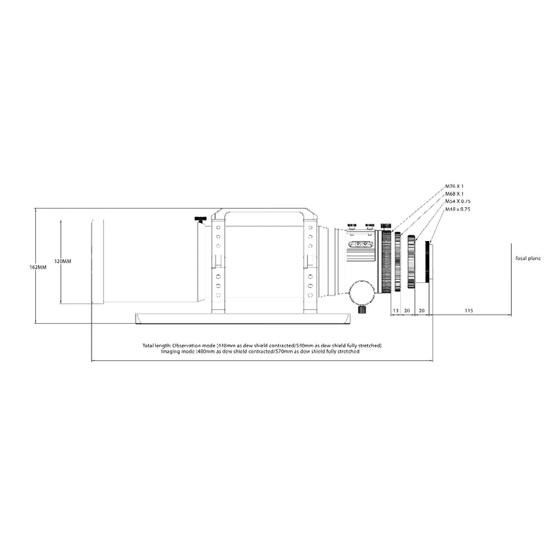 Askar 80PHQ F/7.5 Quadruplet Astrograph (80PHQ) - Astronomy Plus