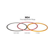 Baader M54 Fine-Adjustment rings (0,3 / 0,5 / 1 mm) - Astronomy Plus