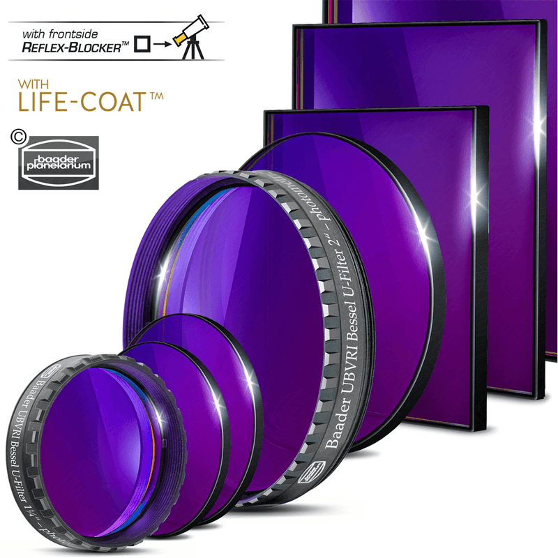 Baader UBVRI Bessel U-Filter - Photometric - Astronomy Plus