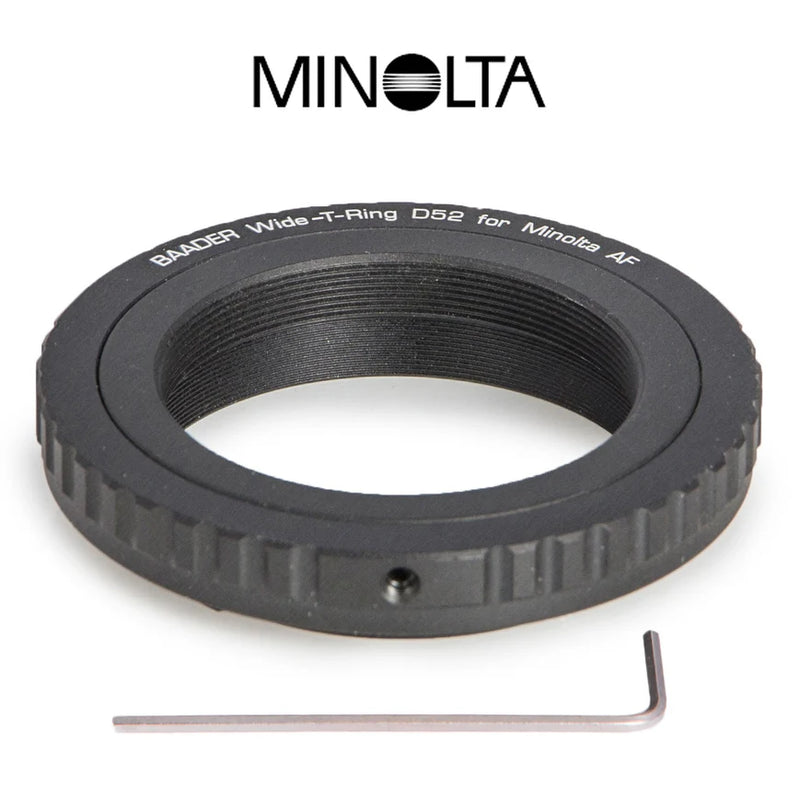 Baader Wide-T-Ring Sony Alpha and Minolta Maxxum with D52i to T-2 and S52 (TRING-SW)