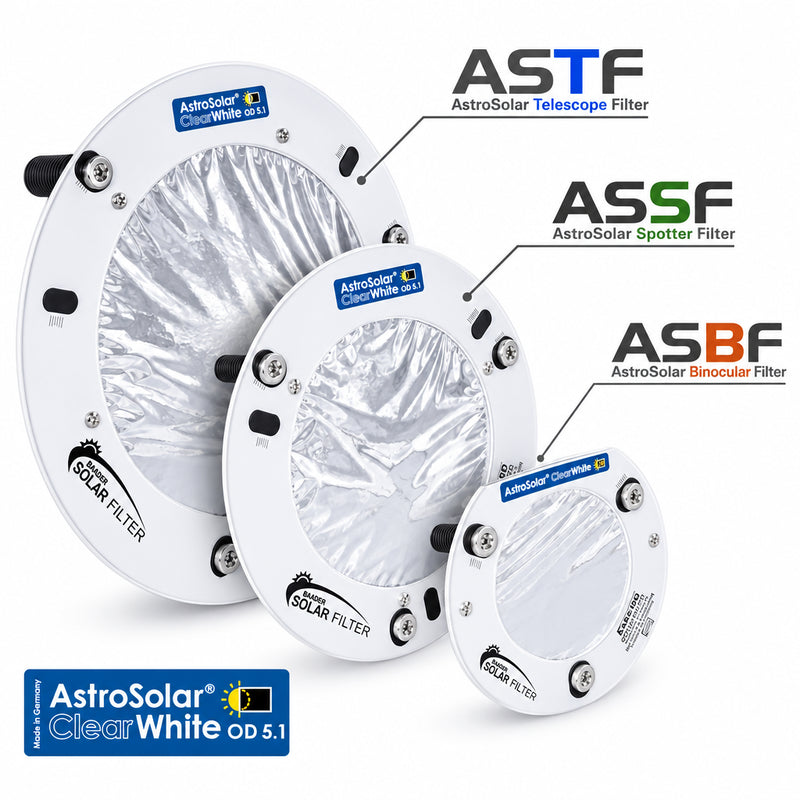 Baader ASTF AstroSolar® Telescope Filter OD 5.1 – ClearWhite