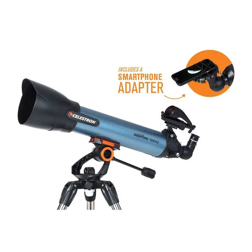 Celestron Inspire 100AZ Refractor Telescope (22403) - Astronomy Plus
