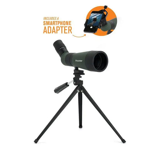 Celestron LandScout 12-36x60mm Spotting Scope with Basic Smartphone Adapter (52422) - Astronomy Plus