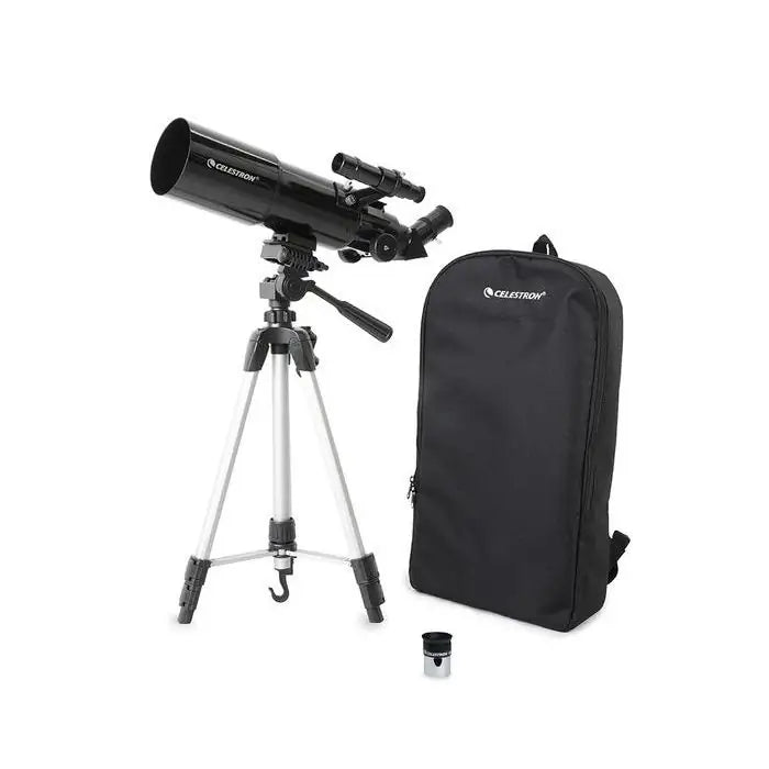 Celestron Travel Scope 80 Portable Telescope with Smartphone Adapter (22030) - Astronomy Plus