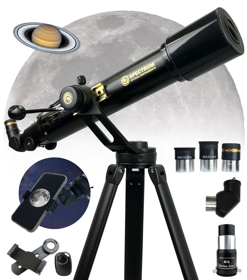 Spectrum Optics TourStar Pro 90 Refractor AZ Telescope (A6190601)