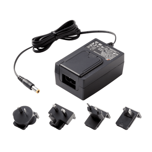 Pegasus Power Supply Unit 12V/1.5A - 2.1mm plug (for Falcon Rotator, FocusCube, DMFC with plug (EU, US. UK, AUS) (PSU-1215) - Astronomy Plus