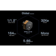 Player One Apollo-M USB3.0 Mono Camera IMX174 (Apollo-M) - Astronomy Plus