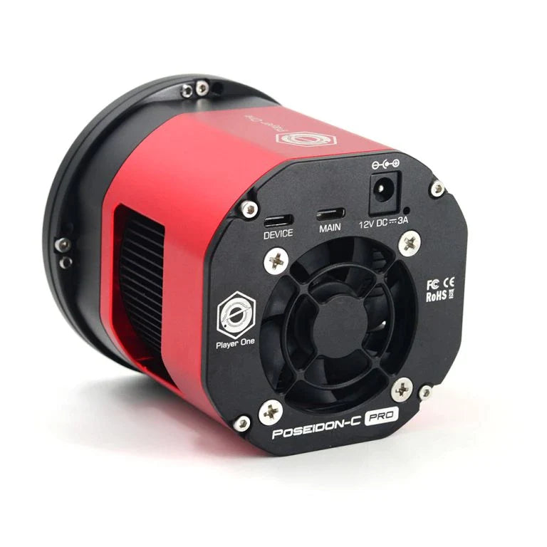 Player One Poseidon-C Pro IMX571 Colour Cooled Camera (Poseidon-C Pro) - Astronomy Plus