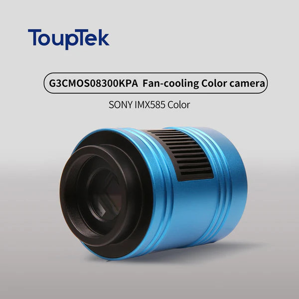 Touptek IMX 585Caméra Couleur à Refroidissement par Ventilateur (G3CMOS08300KPA)