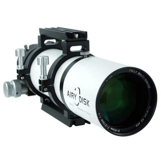 Airy Disk Apochromatic refractor Pro APO AP 85 f/6 Triplet ED FCD-100 (AP85) Airy Disk
