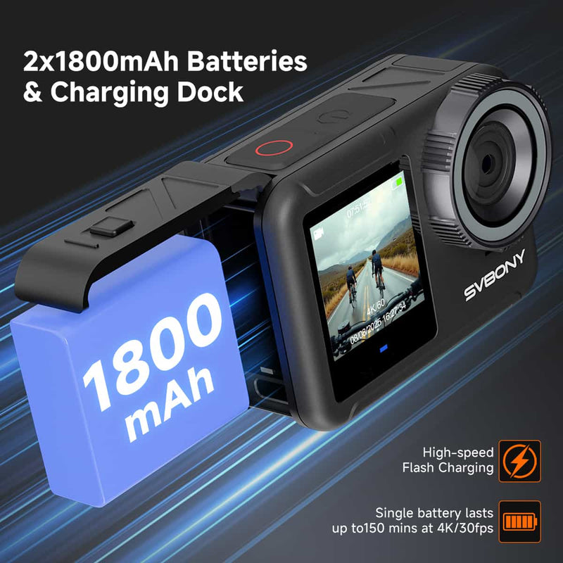 SVBONY SVGO3 4K Waterproof Action Camera (W9324A) Svbony