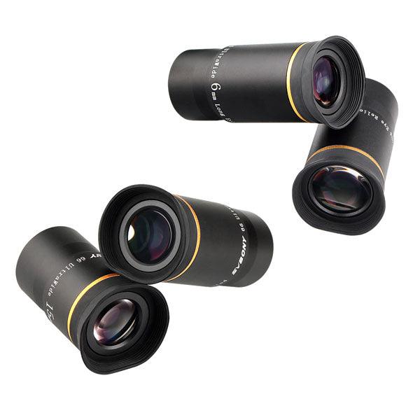 SBVONY 1.25" Eyepieces 66 Degree 6/9/15/20 mm - Astronomy Plus