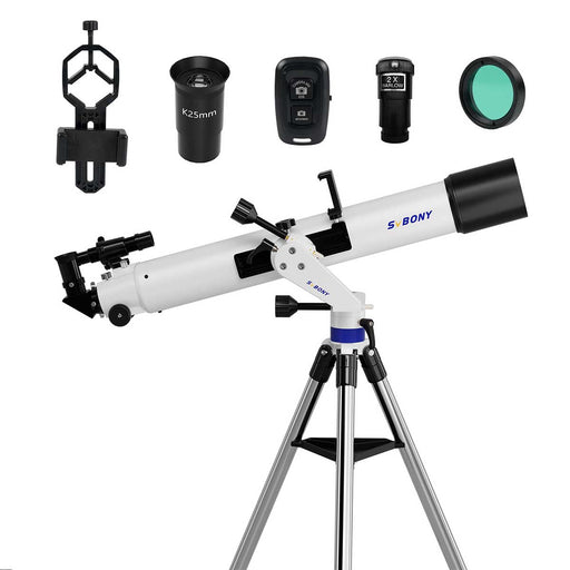 SVBONY 90mm Telescope Kit with Smartphone-Assisted Star Finding (W9302A) Svbony